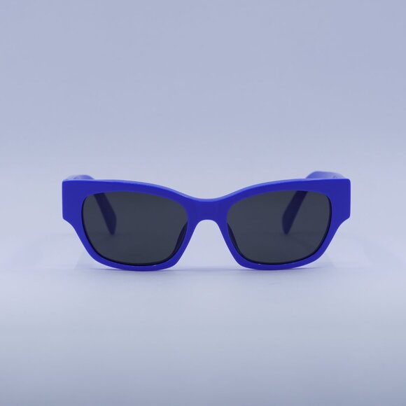 🕶️ New Celine L40197U 92A Sunglasses - Blue Frame, Smoke Lenses - Picture 3 of 9